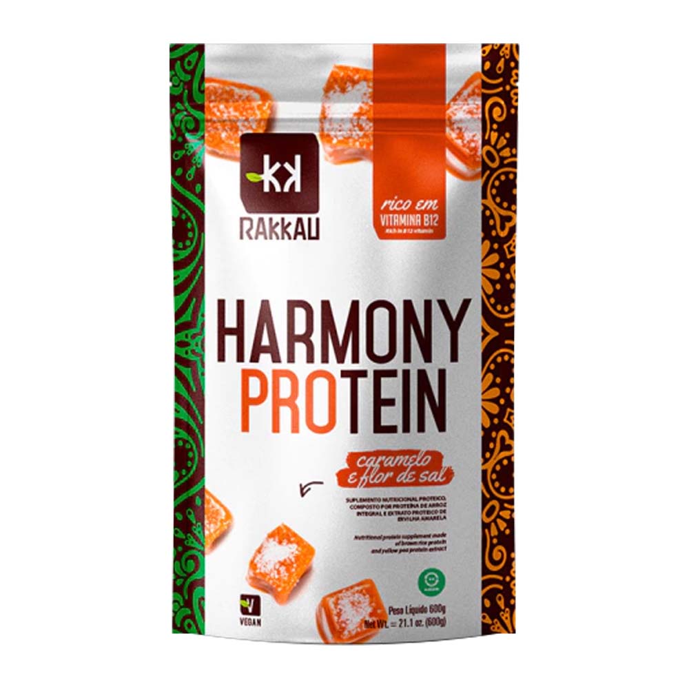 Harmony Protein Caramelo e Flor de Sal 600g Rakkau