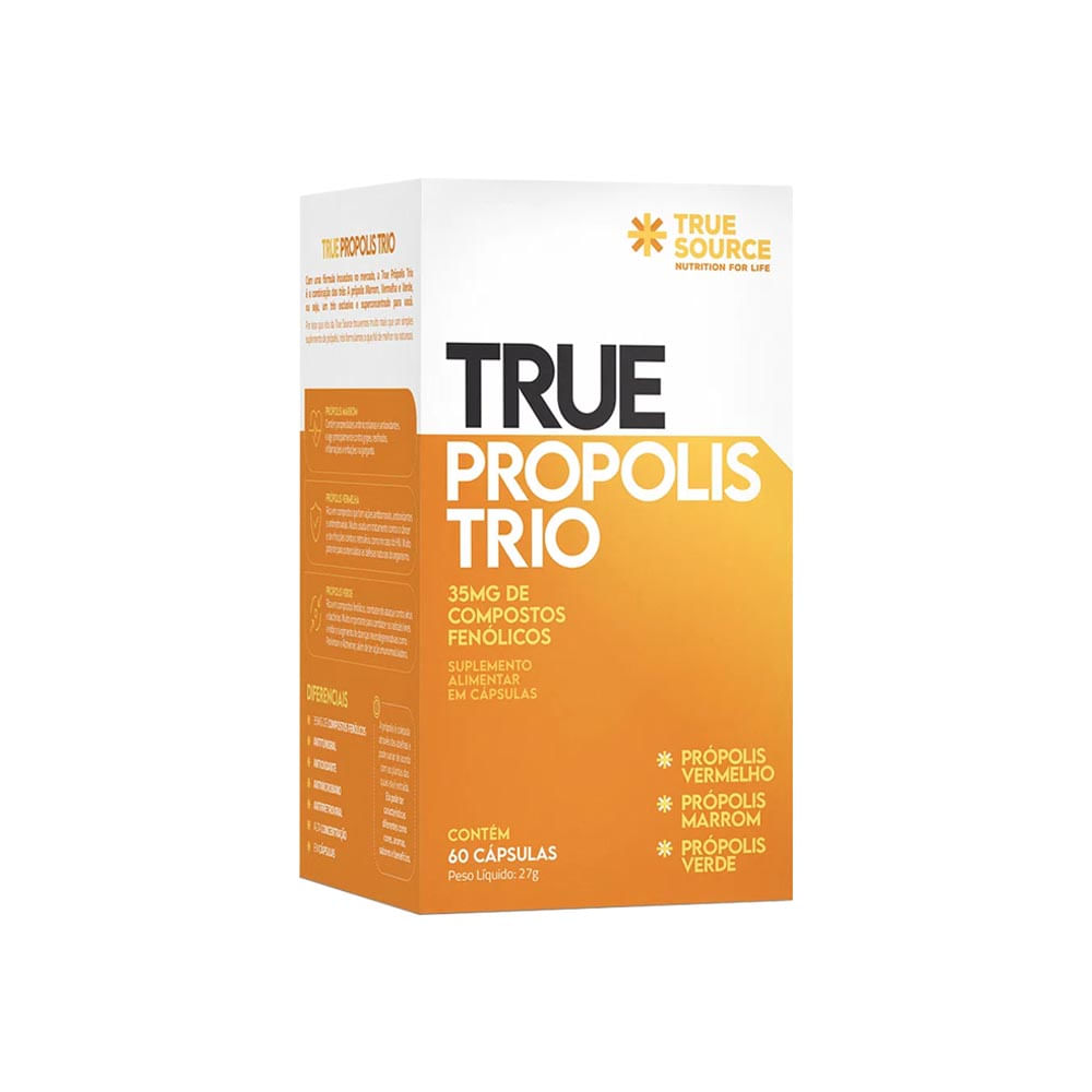 True Propolis Trio 60 Cápsulas True Source