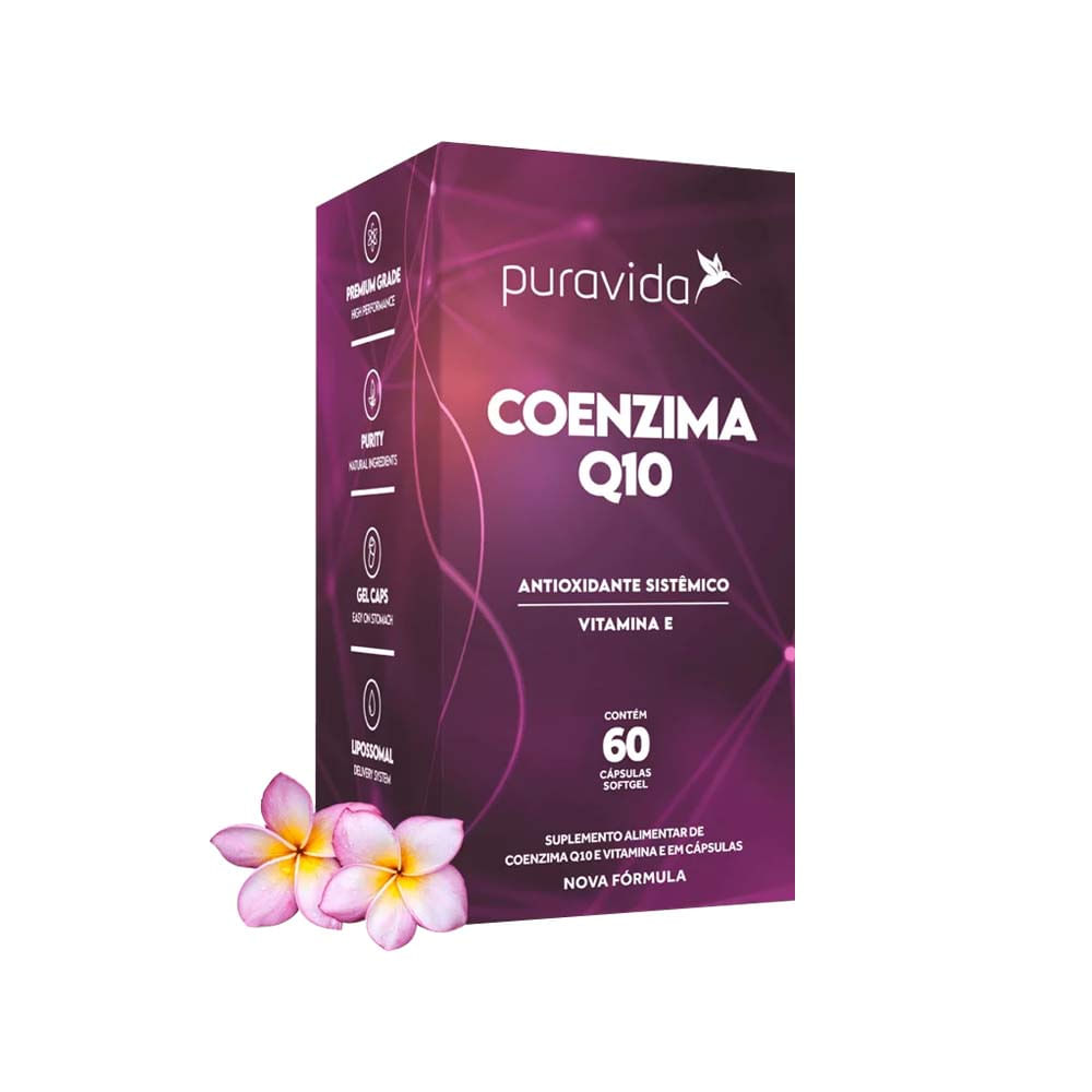 Coenzima Q10 60 Cápsulas PuraVida