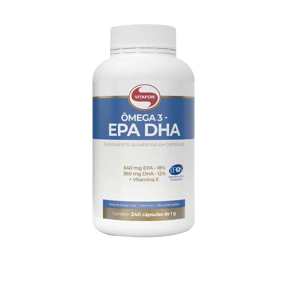 Ômega 3 EPA DHA 240 Cápsulas Vitafor
