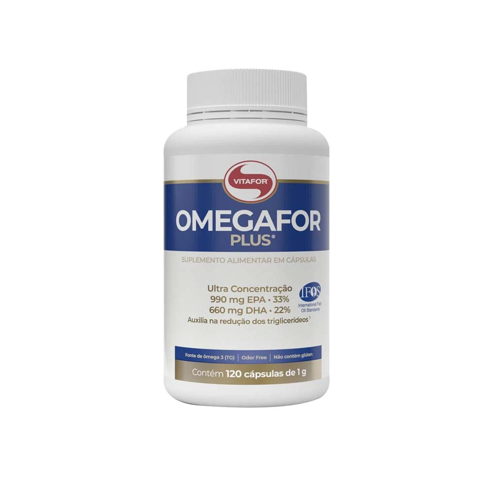 Ômega Omegafor Plus 120 Cápsulas Vitafor