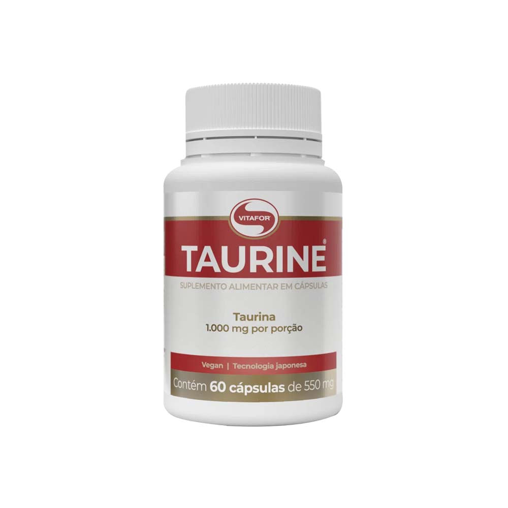 Taurine 60 Cápsulas Vitafor