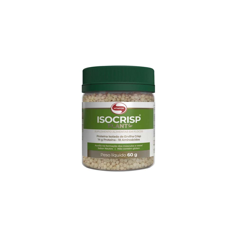 Isocrisp Vegan Proteína Isolada de Ervilha Crisp 60g Vitafor