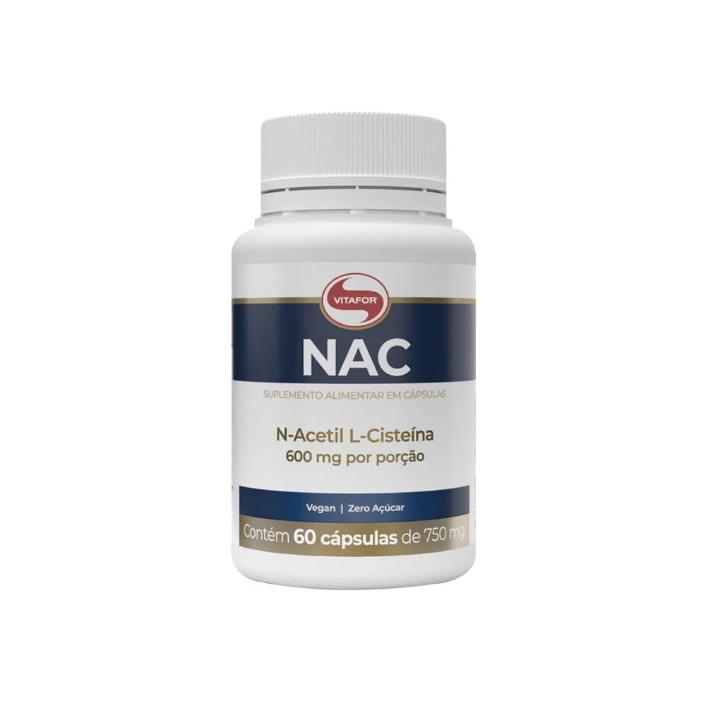 NAC N-Acetil L-Cisteína 60 Cápsulas Vitafor