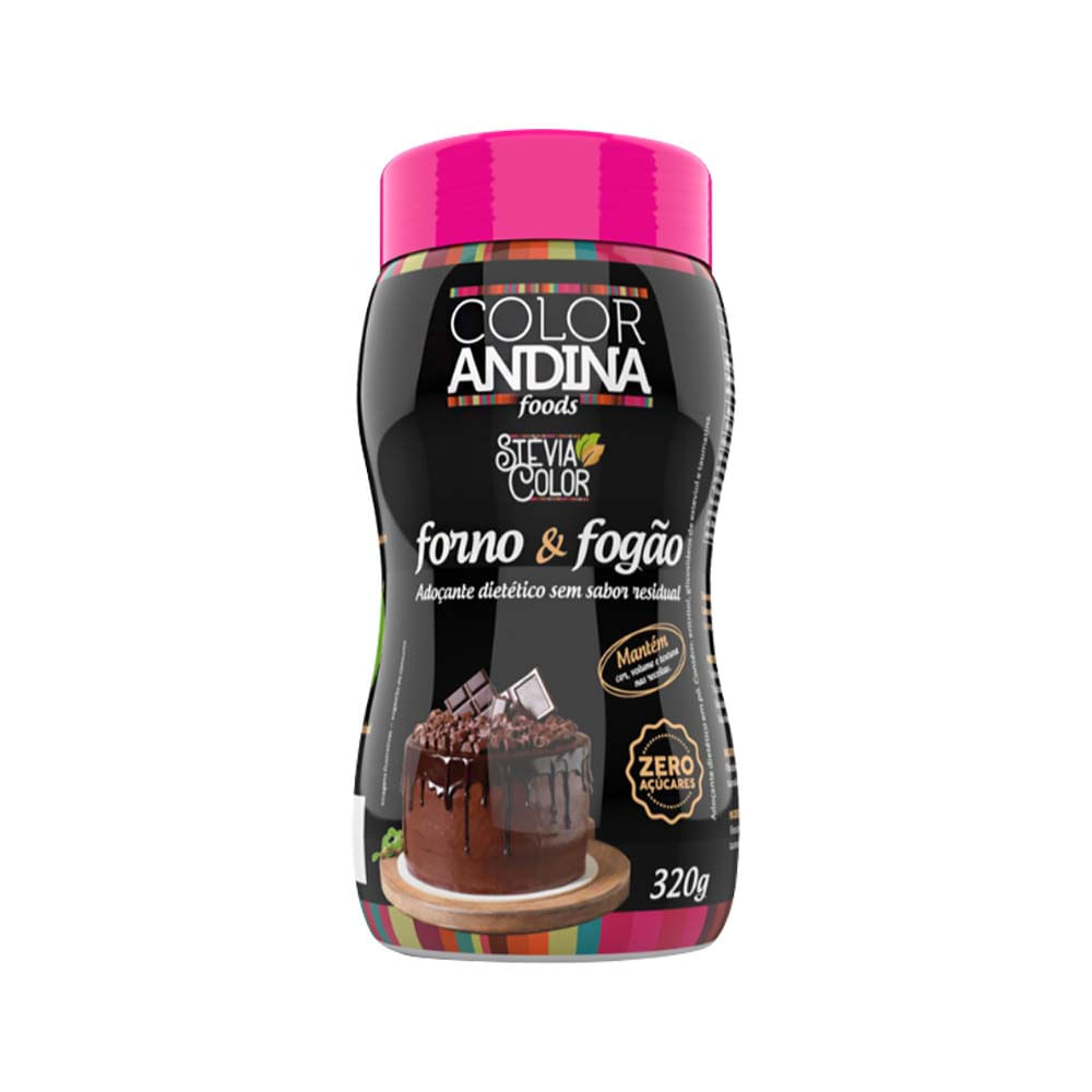 Adoçante Culinário Stevia Color Forno e Fogão 320g Color Andina