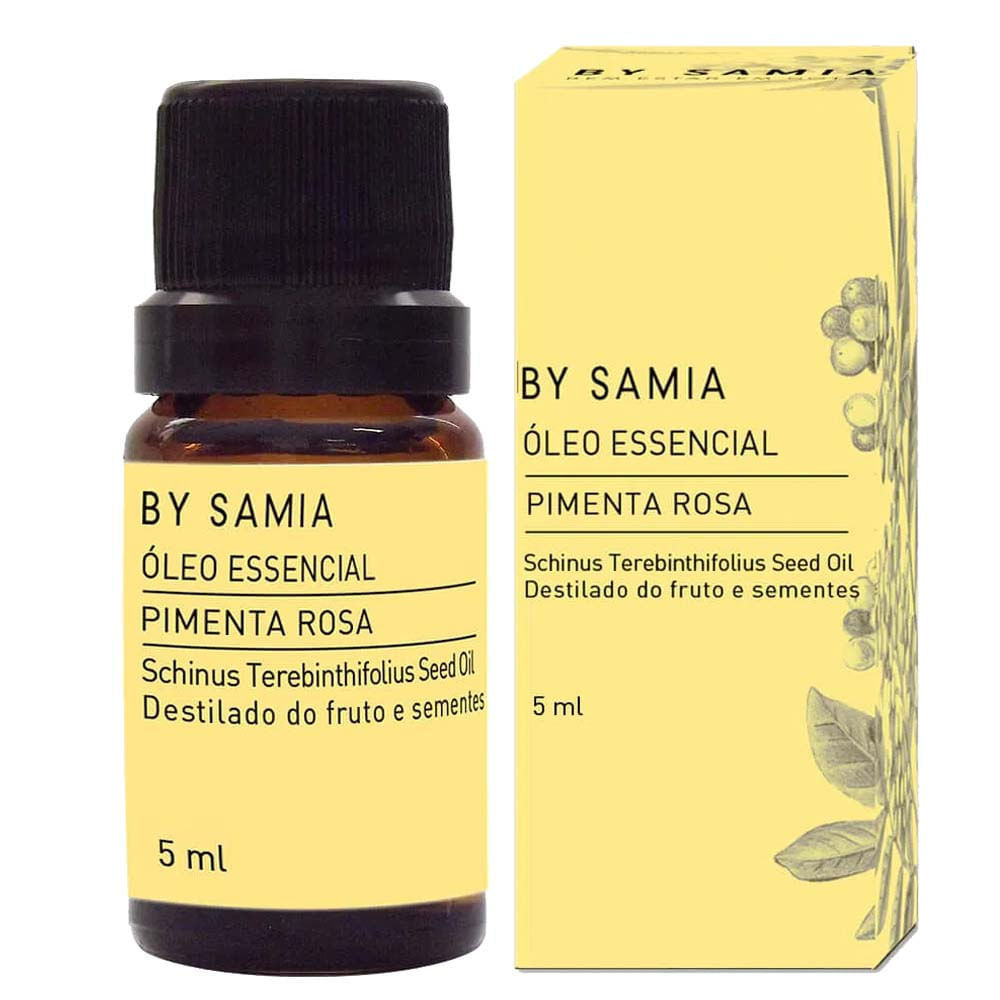 Óleo Essencial de Pimenta Rosa 5ml By Samia