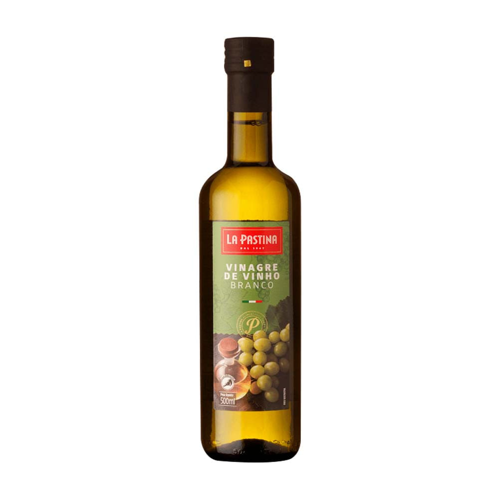 Vinagre de Vinho Branco 500ml La Pastina