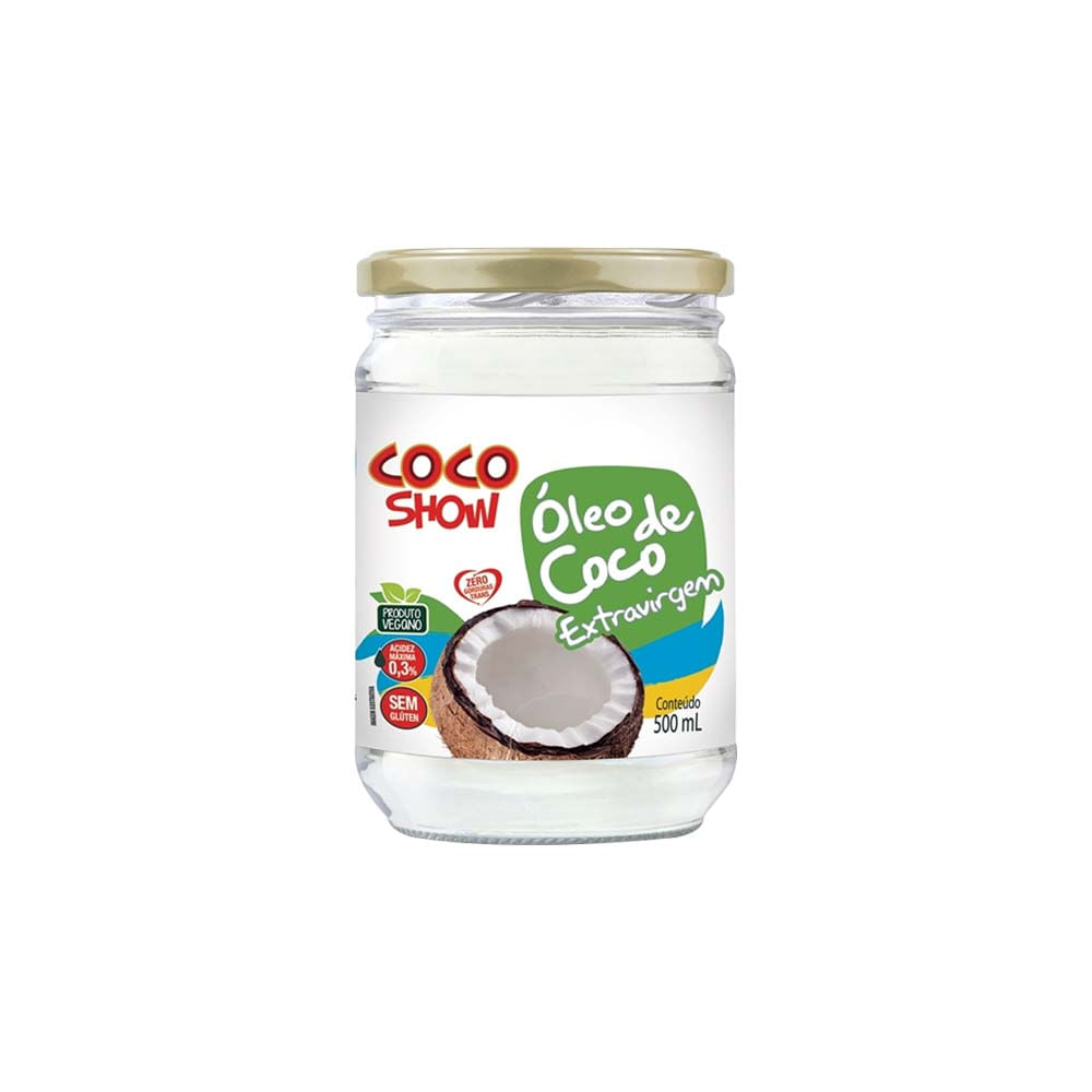 Óleo de Coco Extra Virgem 500ml Coco Show