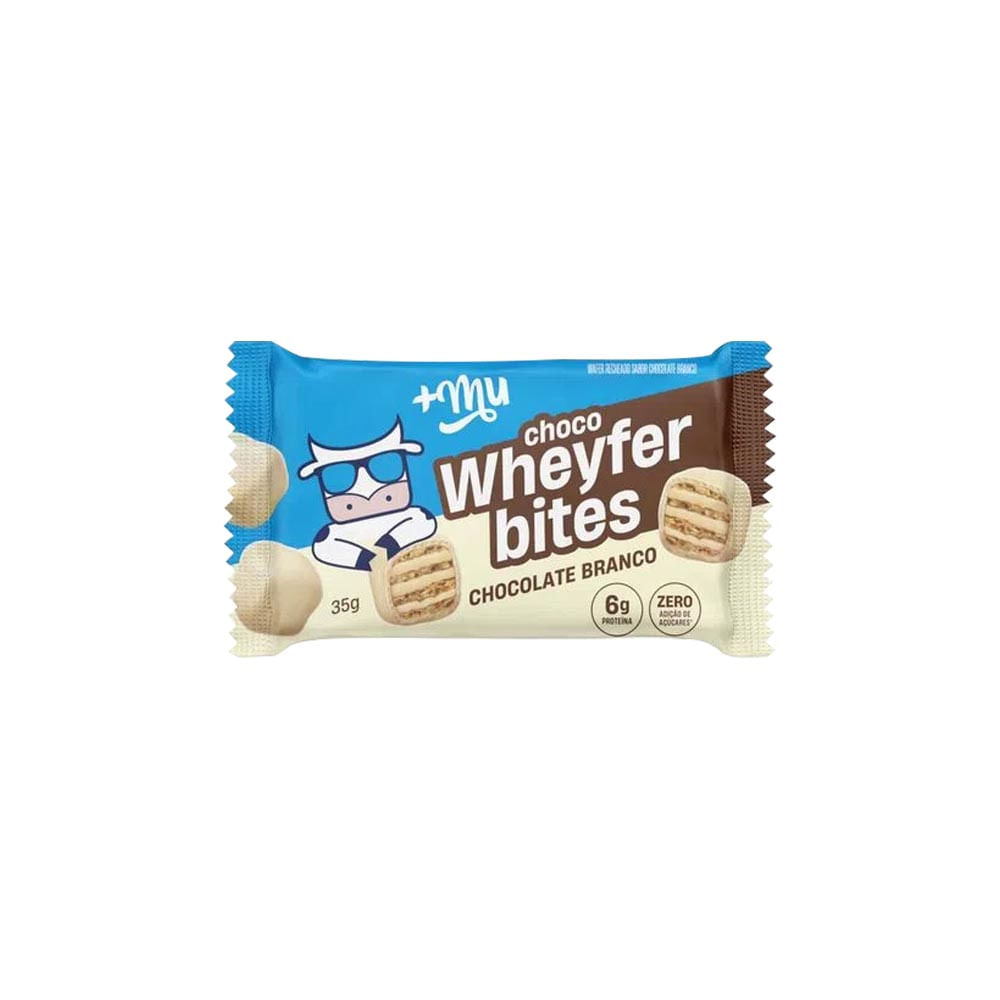 ChocoWheyfer Bites Chocolate Branco 35g +Mu