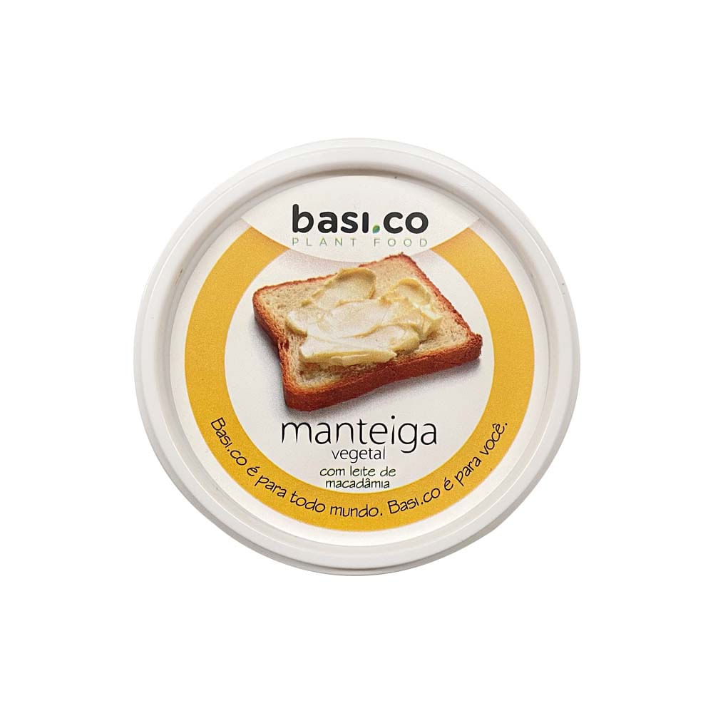 Manteiga Vegetal com Leite de Macadâmia 125g Basi Co
