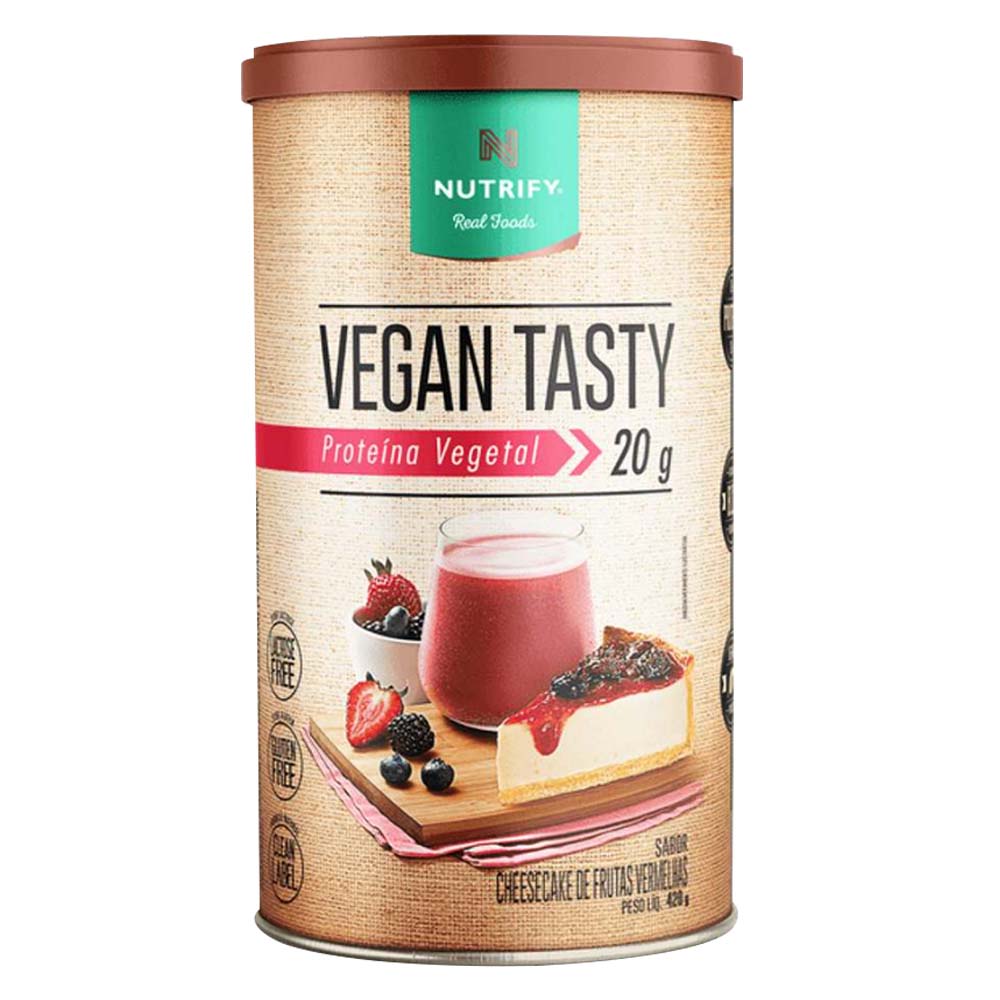 Vegan Tasty Proteína Vegetal Sabor Cheesecake 420g Nutrify