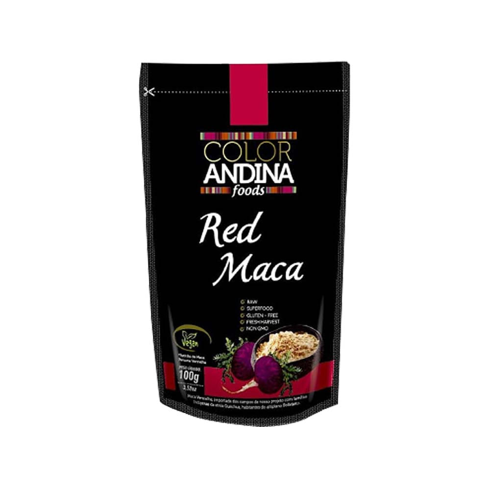 Maca Peruana Vermelha 100g Color Andina