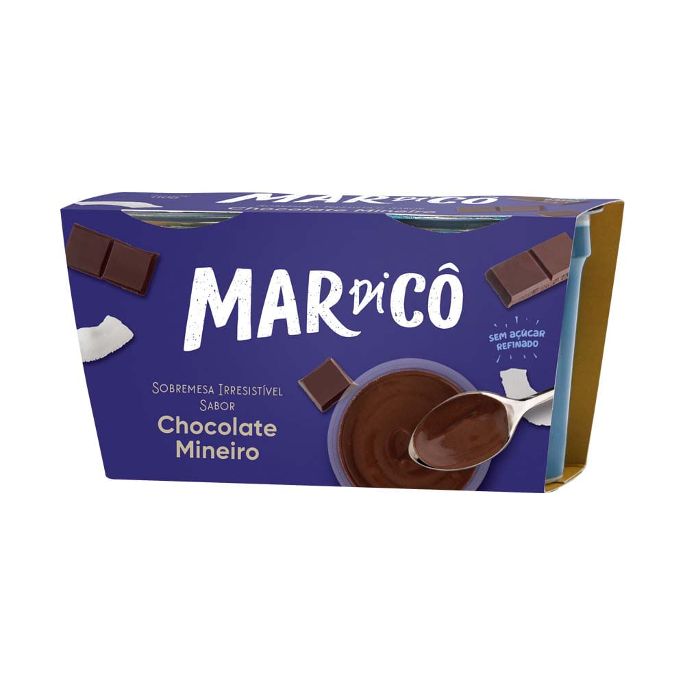 Creme de Coco Sabor Chocolate Mineiro 220g Mardicô