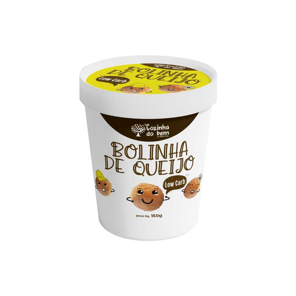 Bolinha de Queijo Low Carb 150g Cozinha do Bem