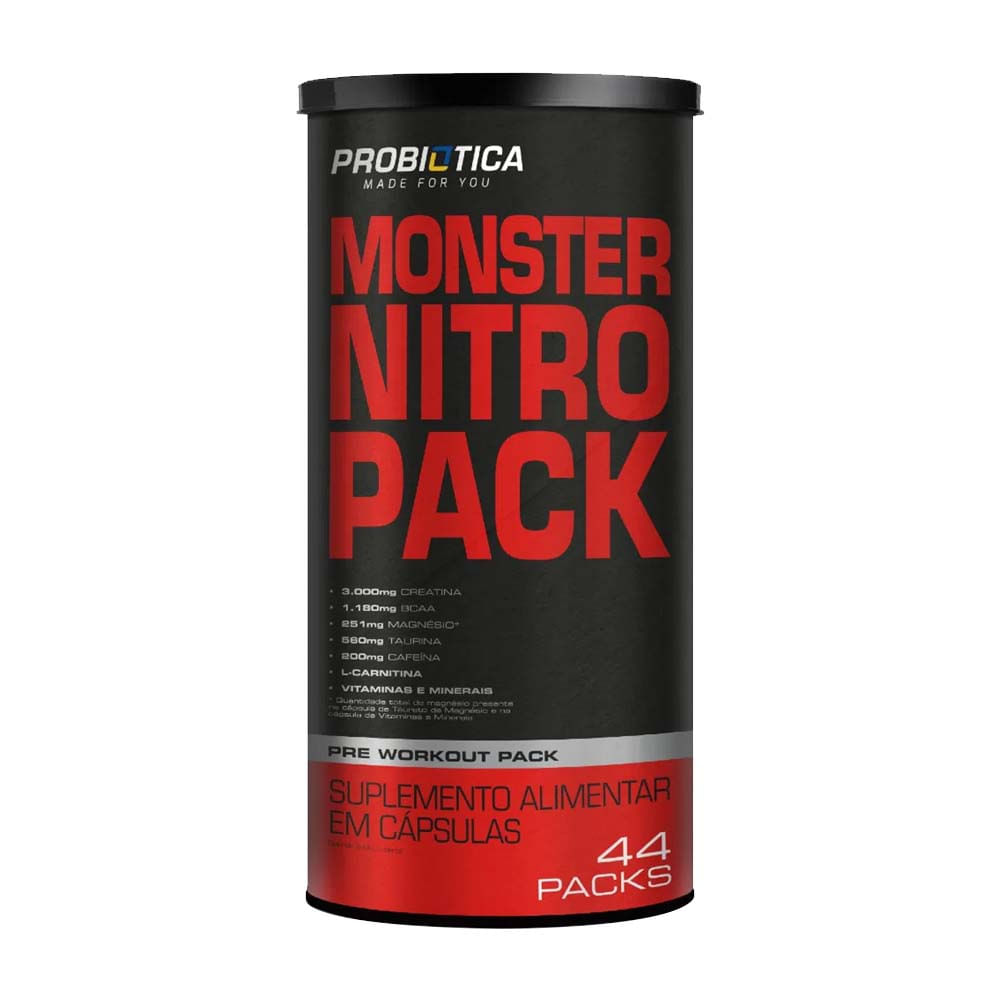Monster Nitro 44 Packs Probiótica