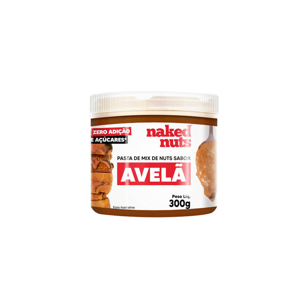 Pasta de Mix de Nuts Sabor Avelã 300g Naked Nuts