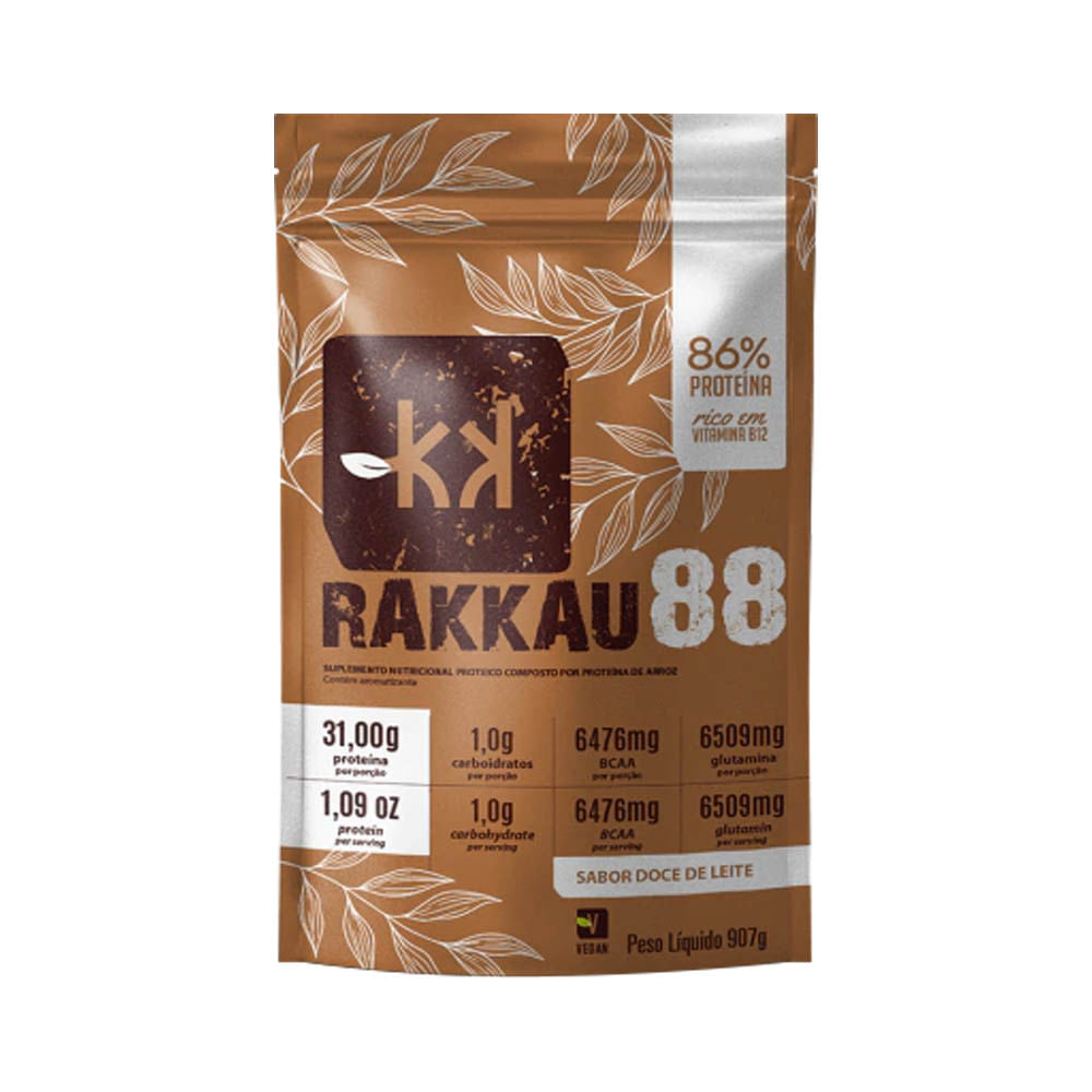Rice Protein 88 Doce de Leite 907g Rakkau