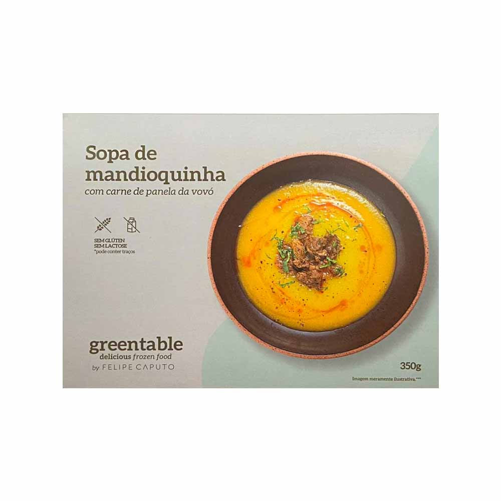 Sopa de Mandioquinha com Carne de Panela da Vovó 350g Green Table