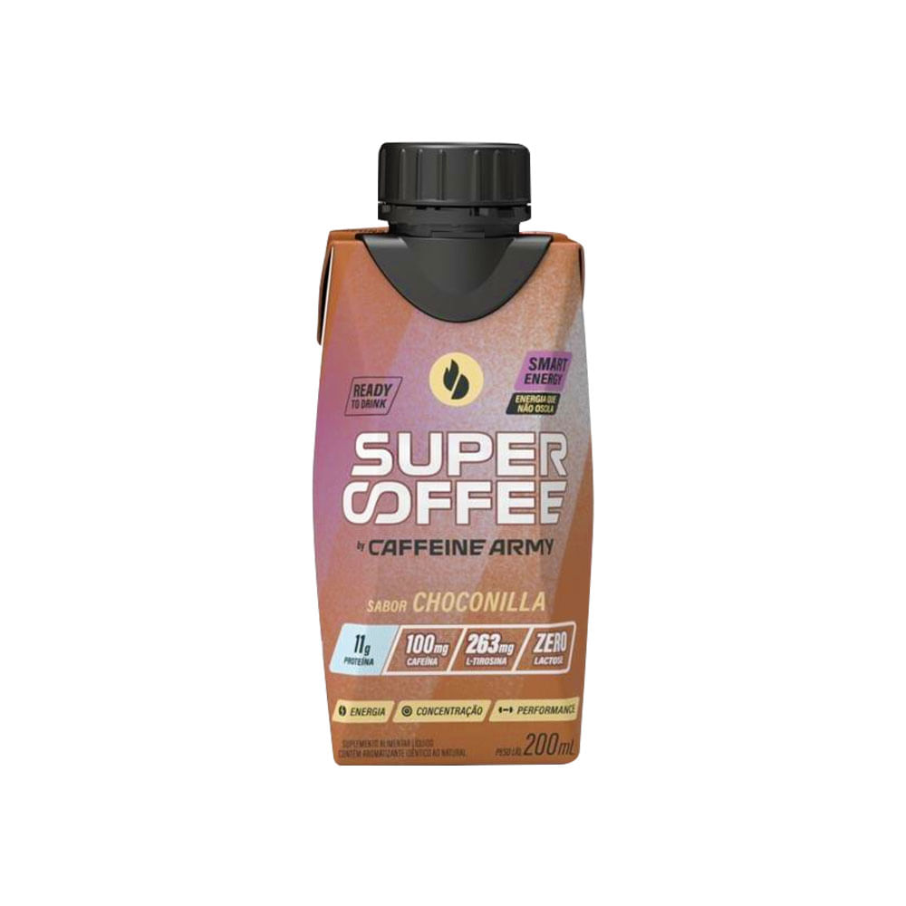 SuperCoffee Choconilla Ready To Drink 200ml Caffeine Army