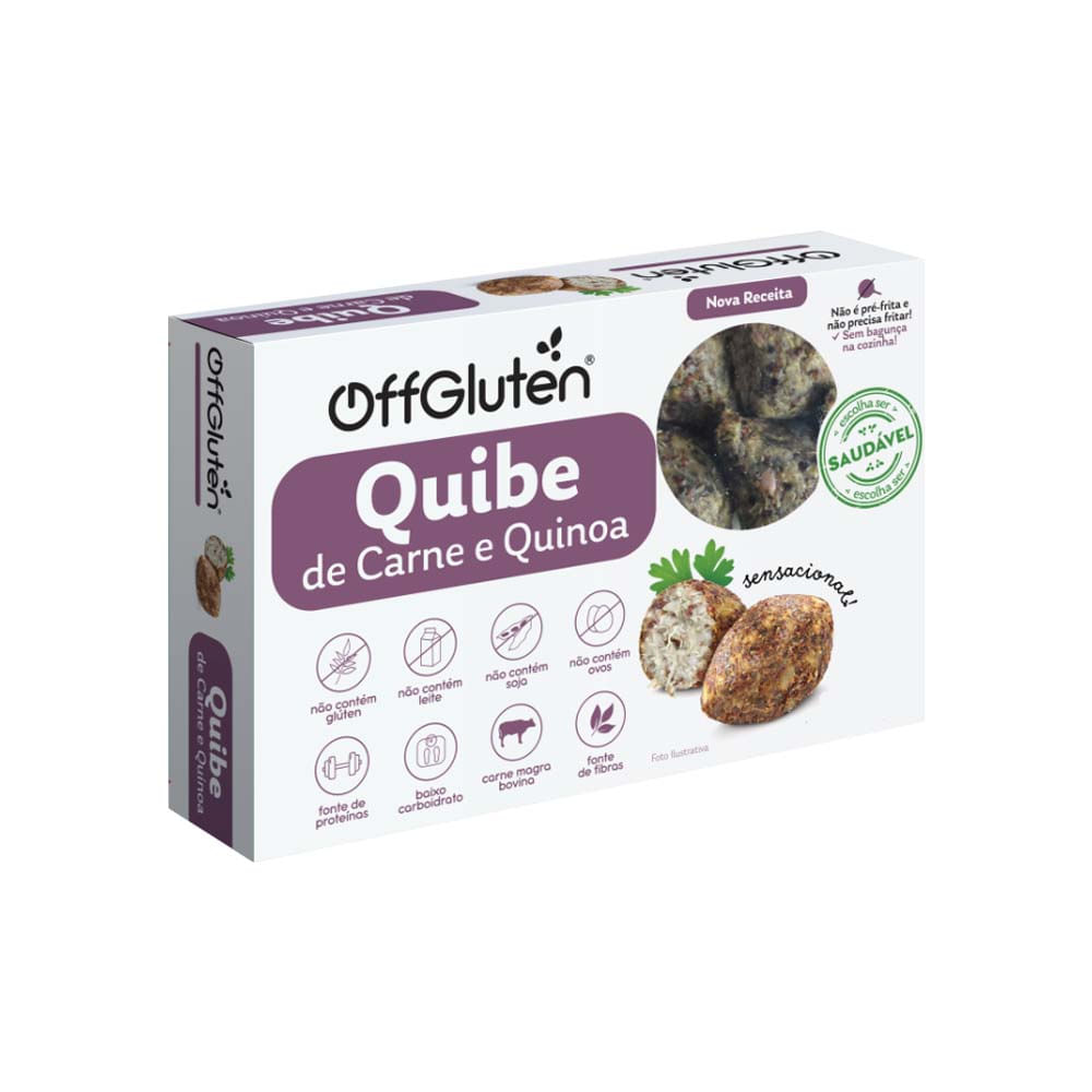 Quibe de Carne e Quinoa 300g Off Gluten
