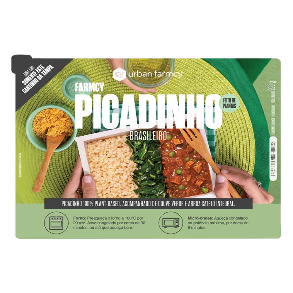 Marmita Vegana Picadinho Brasileiro 290g Urban Farmcy