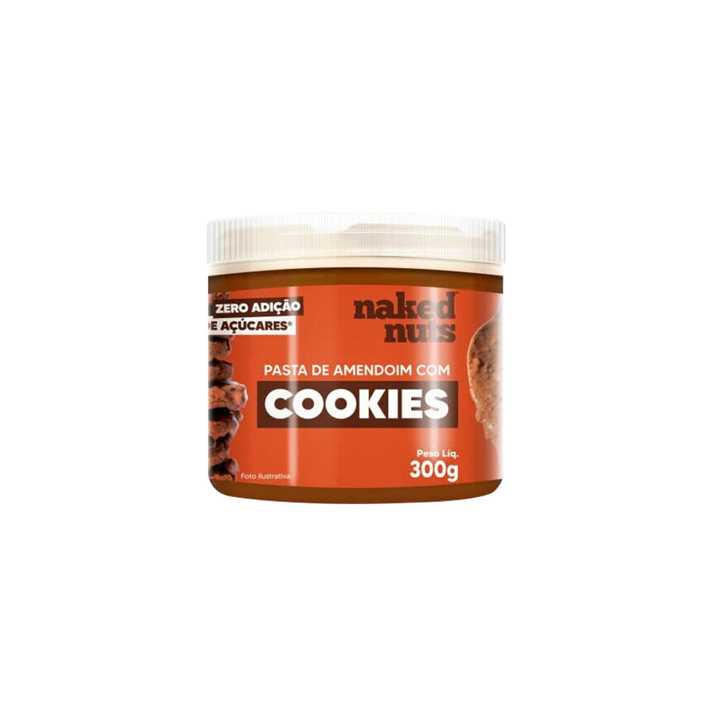 Pasta de Amendoim com Cookies 300g Naked Nuts