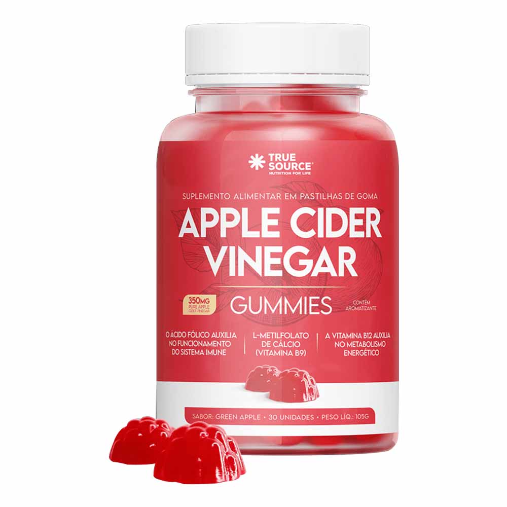 True Apple Cider Vinegar Gummies 30 Unidades True Source