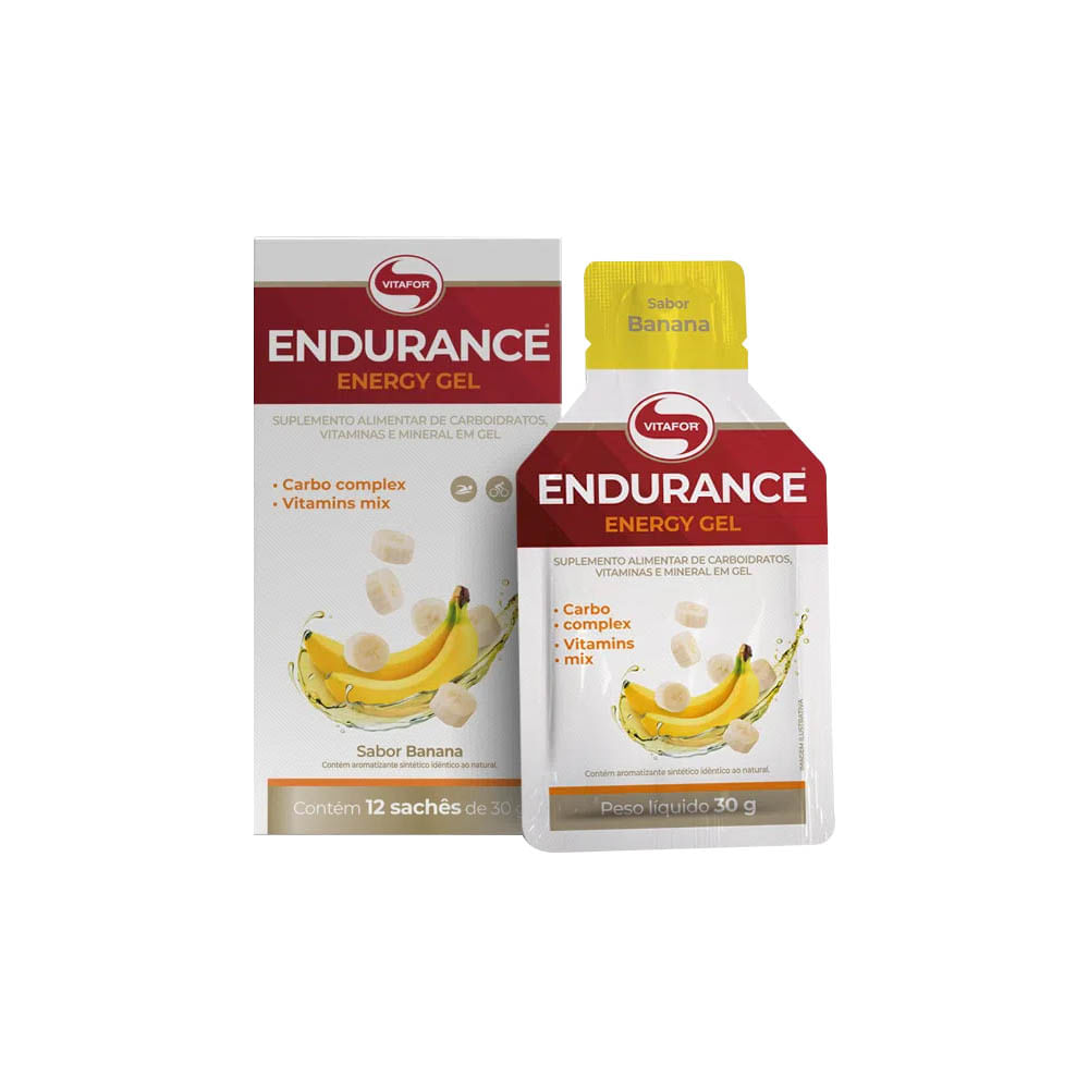 Endurance Energy Gel Banana 30g Vitafor