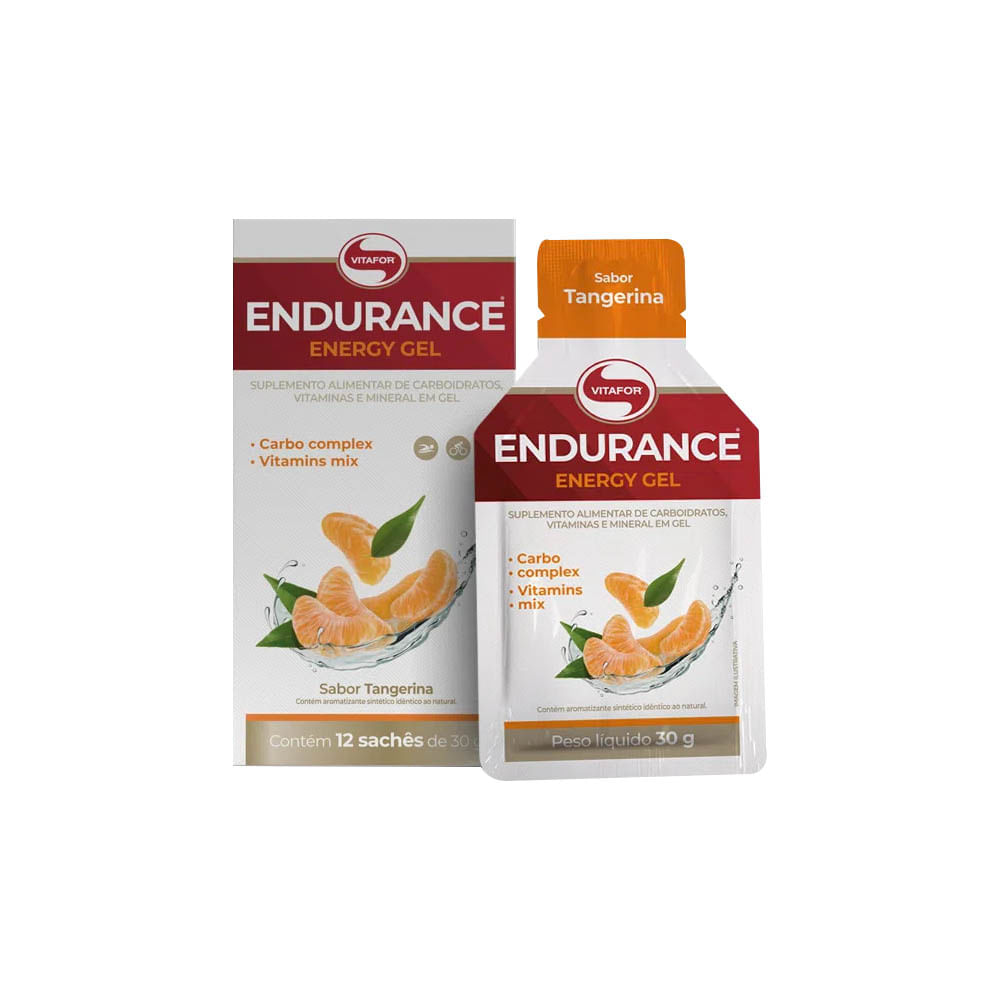 Endurance Energy Gel Tangerina 30g Vitafor