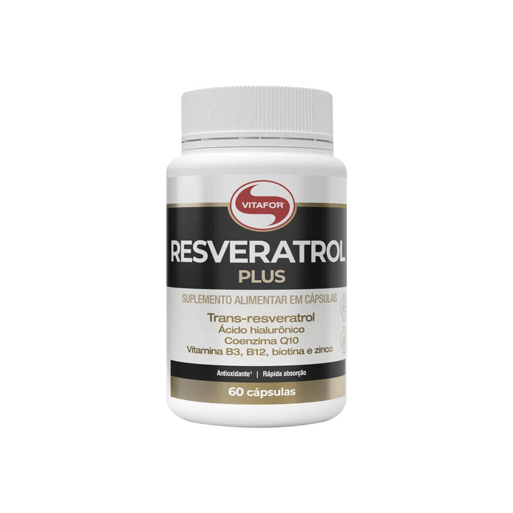Resveratrol Plus 60 Cápsulas Vitafor