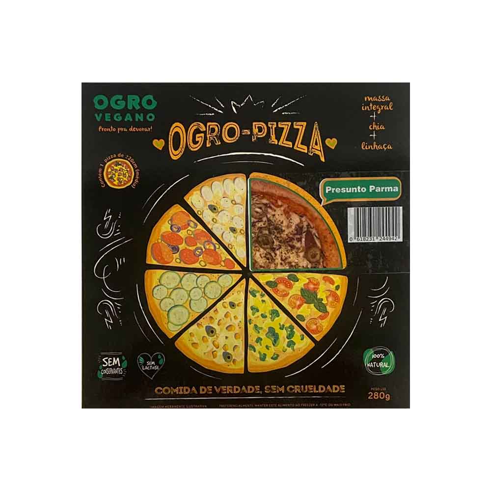 Pizza Vegana Presunto de Parma 280g Ogro Vegano