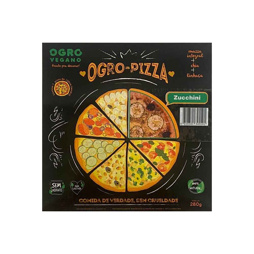 Pizza Vegana Zucchini 280g Ogro Vegano