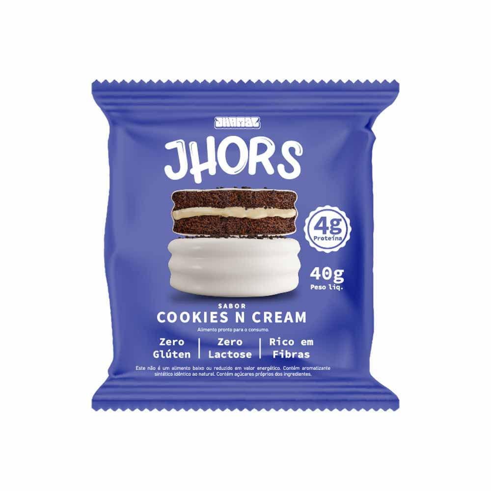 Jhors Alfajor Vegano Cookies n Cream 40g Jhamal
