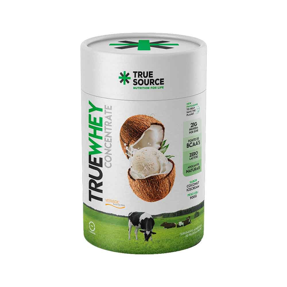 True Whey Concentrate Zero Lactose Coconut Ice Cream 900g True Source