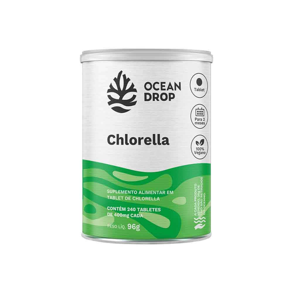 Chlorella 240 Tabletes Ocean Drop
