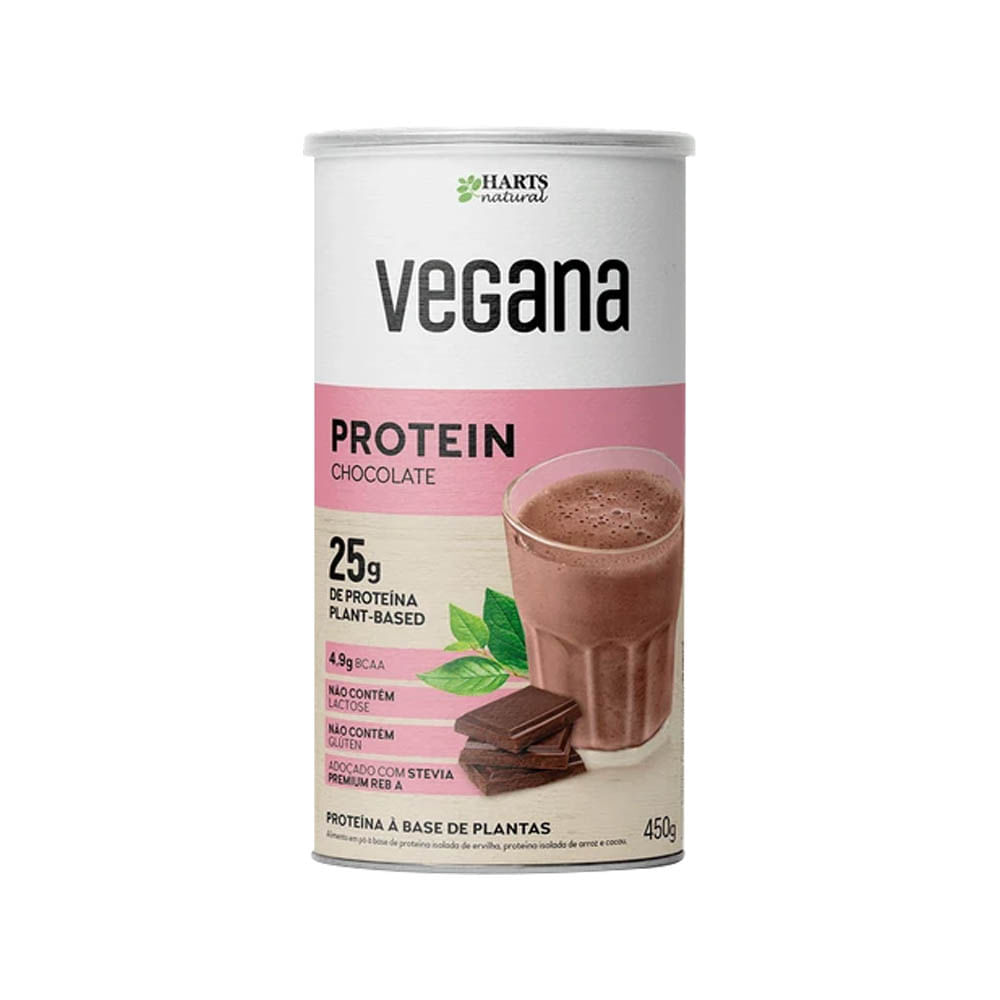 Proteína Vegana Chocolate 450g Harts Natural