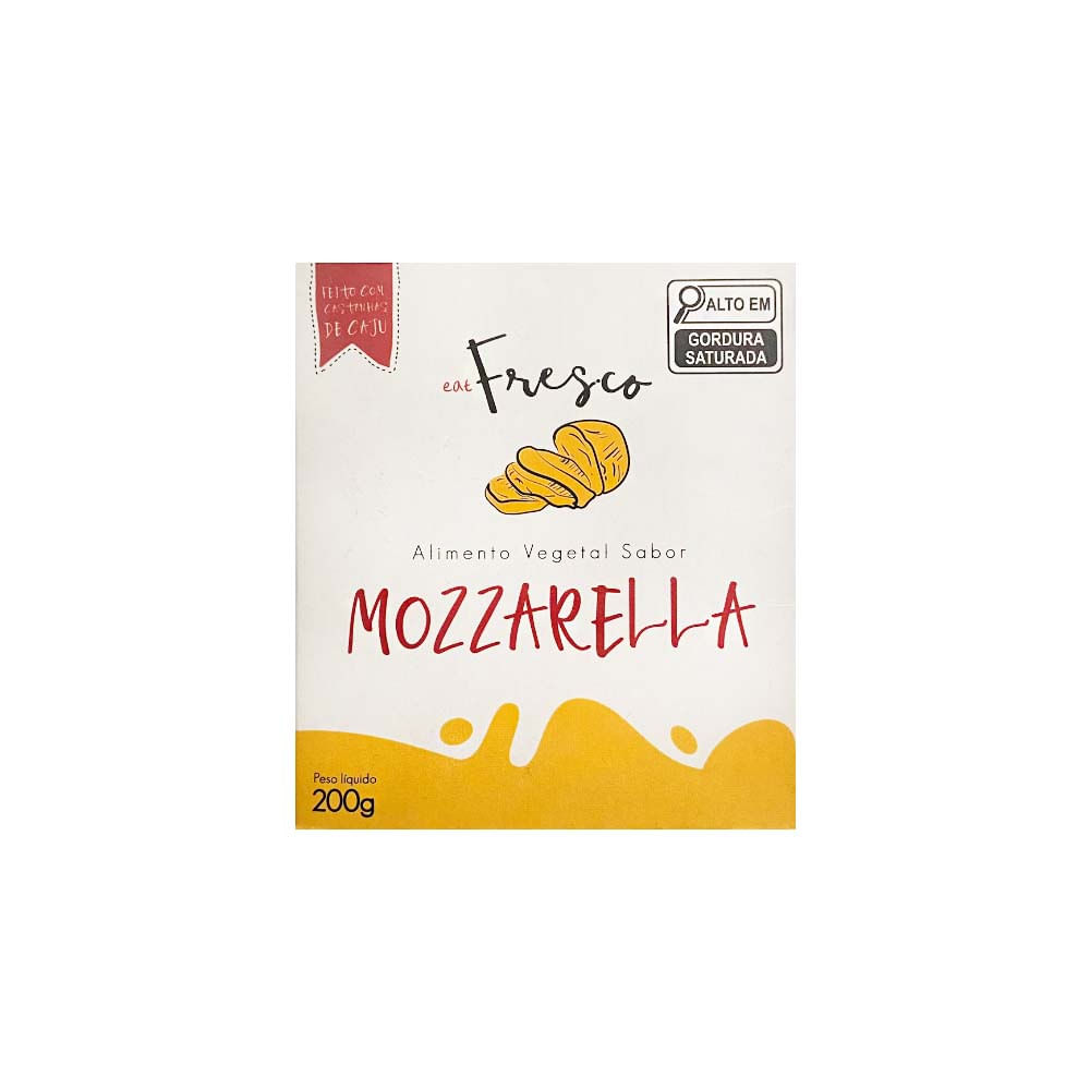 Queijo Vegano Mozzarella 200g Eat Fresco