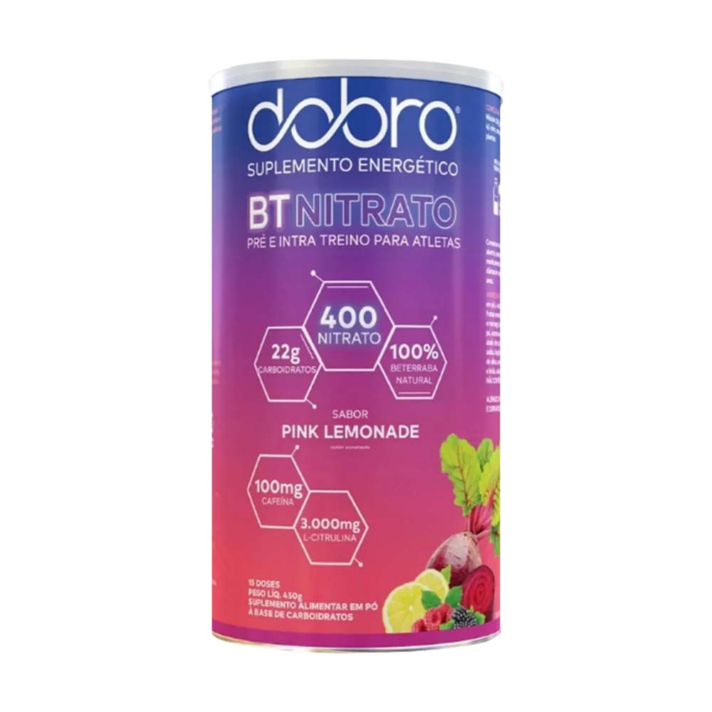 BT Nitrato com L-Citrulina sabor Pink Lemonade 450g Dobro