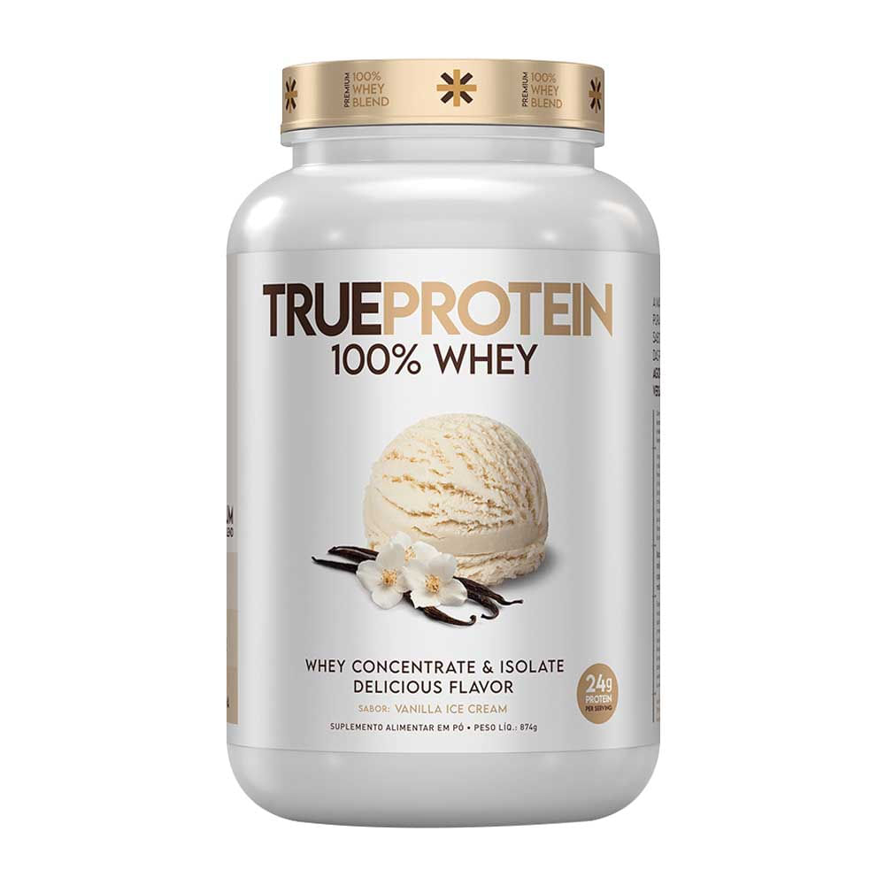 Proteína True Protein 100% Whey Vanilla Ice Cream 874g True Source