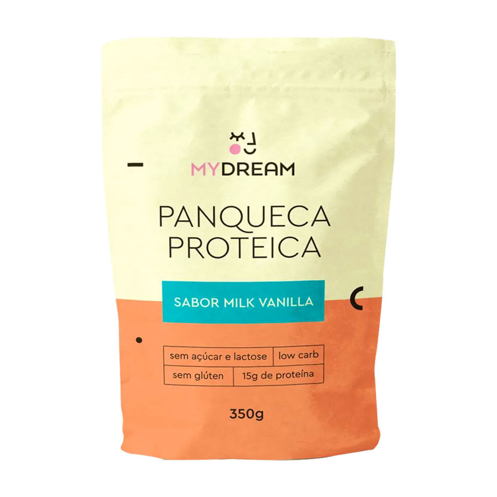 Panqueca Proteica Sabor Milk Vanilla 350g My Dream
