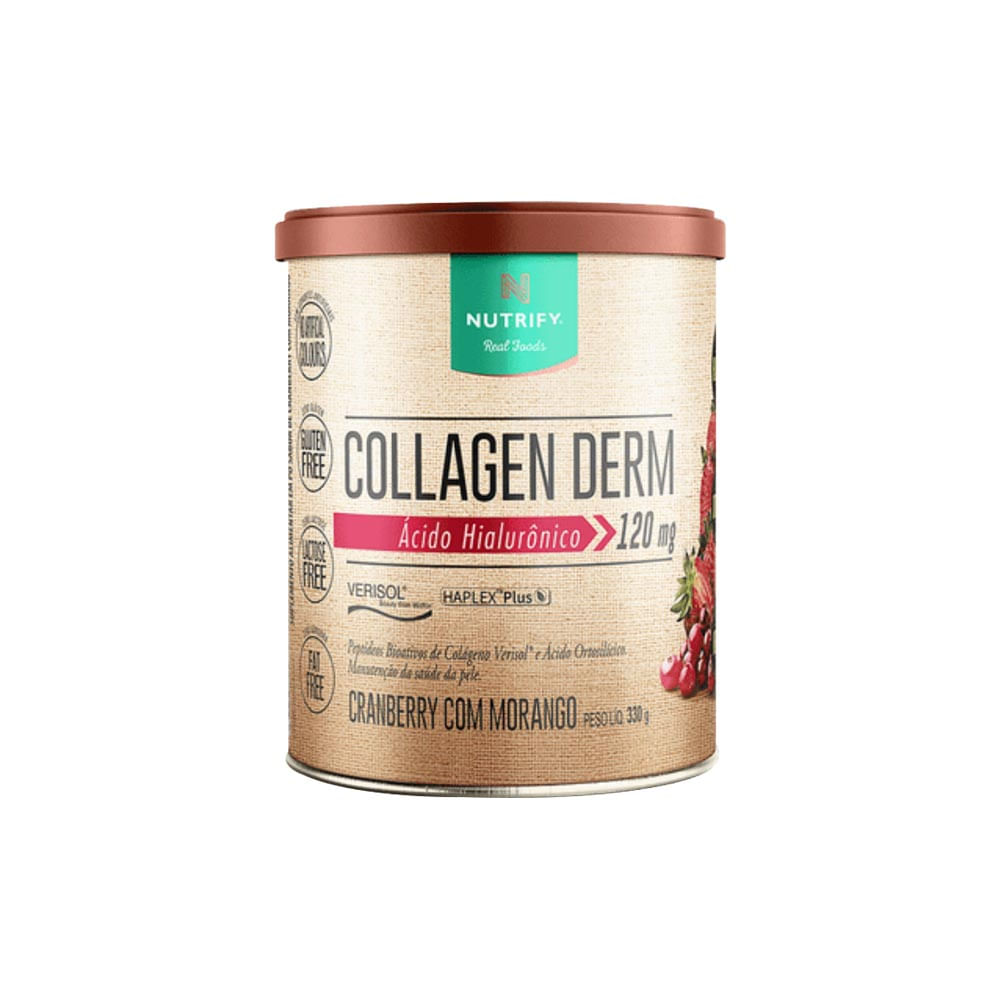 Collagen Derm Cranberry com Morango 330g Nutrify