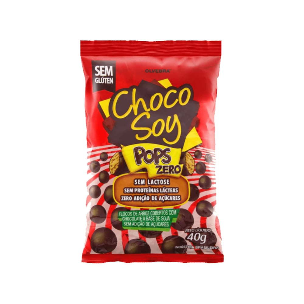 Choco Soy Pops Zero 40g Olvebra