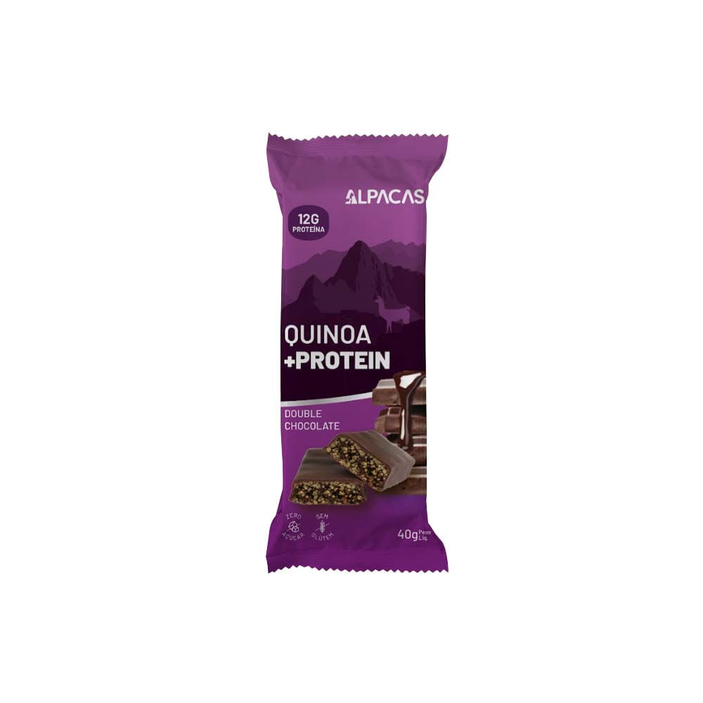 Barra Quinoa Protein Double Chocolate 40g Alpacas