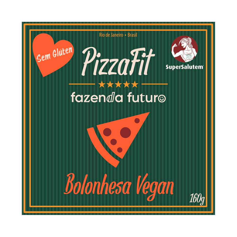 Pizza Bolonhesa Vegan 160g SuperSalutem