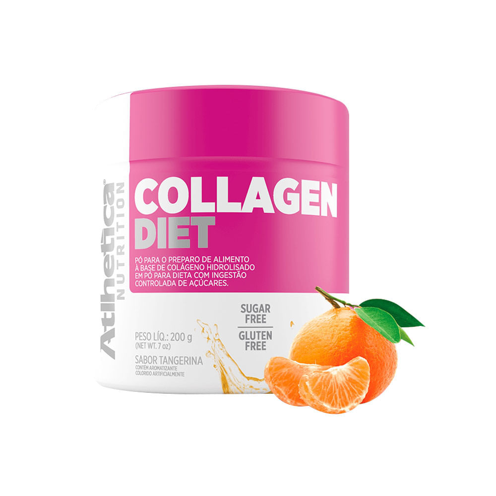 Collagen Diet Tangerina 200g Atlhetica Nutrition