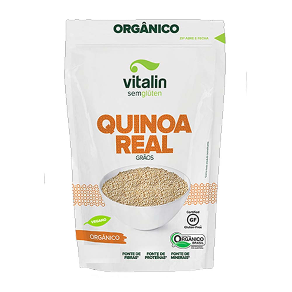 Quinoa Real em Grãos Orgânico 250g Vitalin