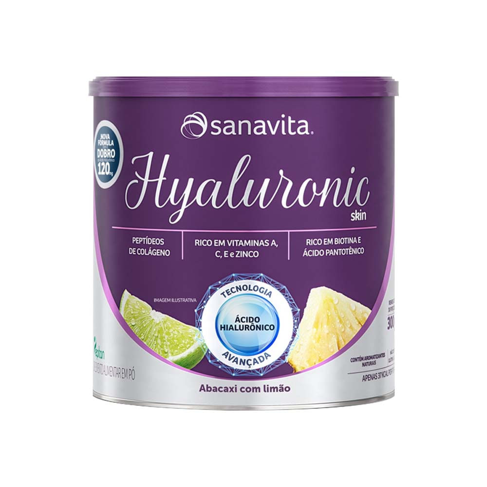 Hyaluronic Skin Abacaxi com Limão 300g Sanavita