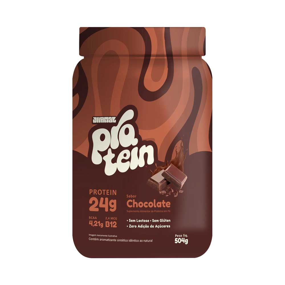 Protein Plant-Based sabor Chocolate 504g Jhamal