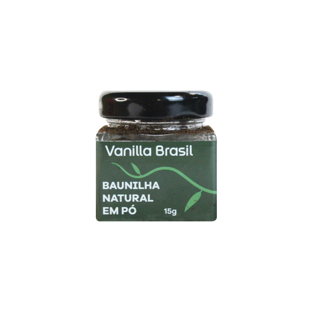 Baunilha Natural Em Pó 15g Vanilla Brasil