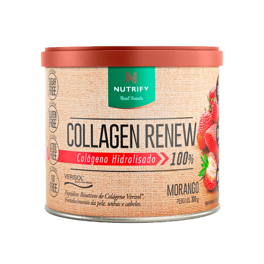 Collagen Renew Morango 300g Nutrify